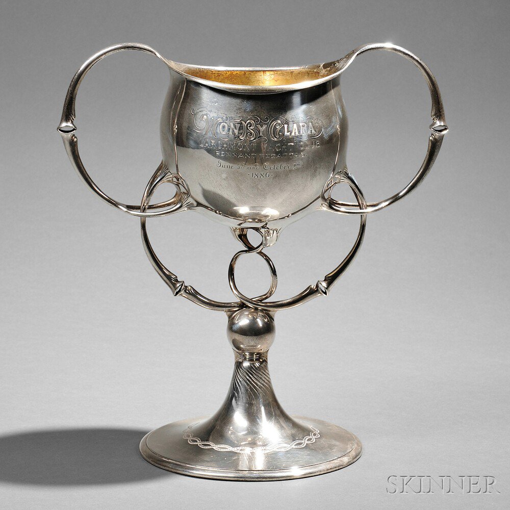 Appraisal: Tiffany Co Sterling Silver Larchmont Yacht Club Trophy New York