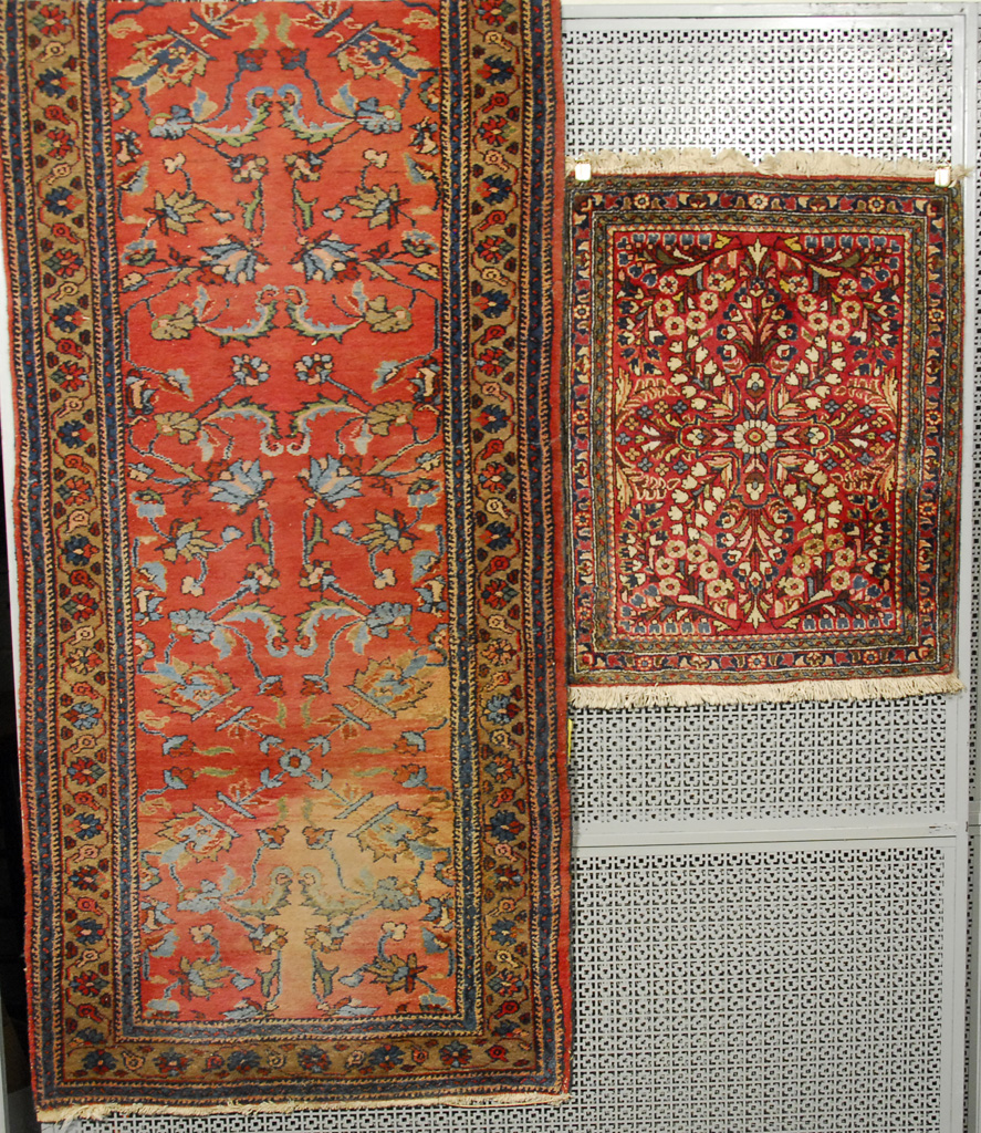 Appraisal: TWO PERSIAN RUGS LILIHAN RUNNER circa feet inches x feet