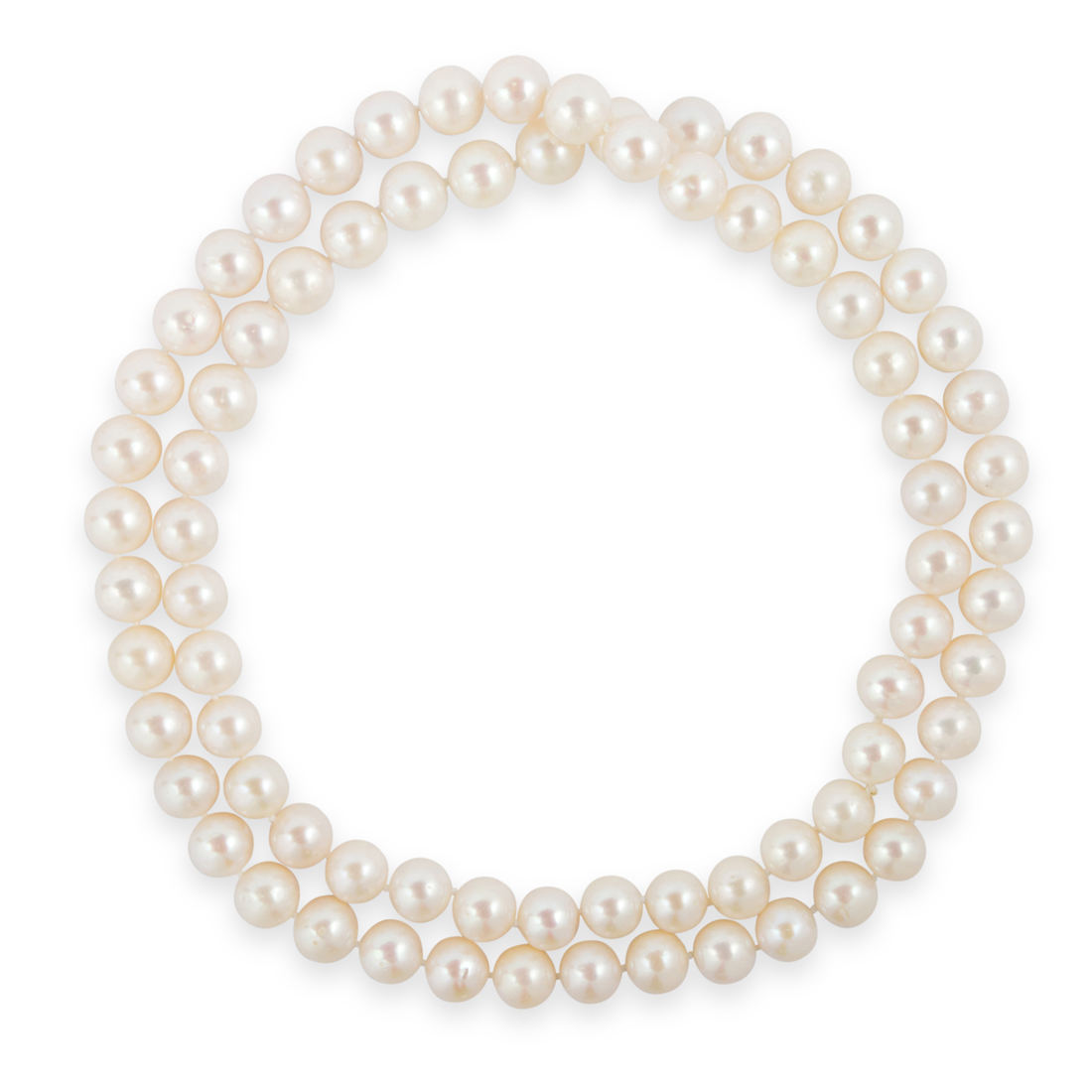 Appraisal: A CULTURED SOUTH SEA PEARL NECKLACE A cultured South Sea