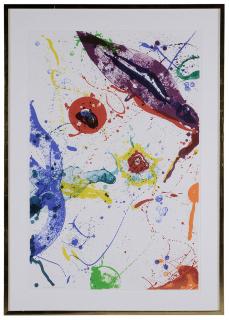 Appraisal: Sam Francis California Japan - Untitled SF edition signed lower