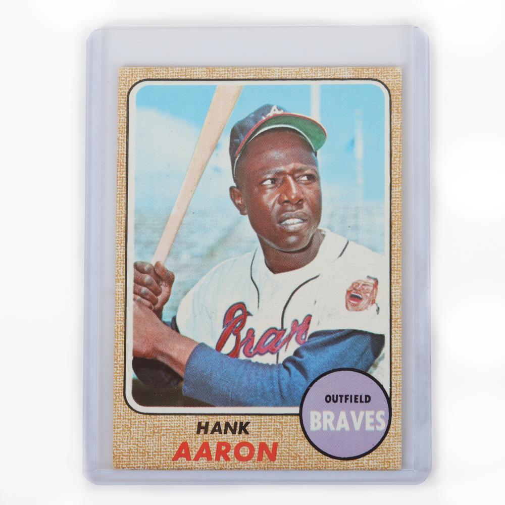 Appraisal: TOPPS HANK AARON BASEBALL CARD Topps Hank Aaron Baseball Card