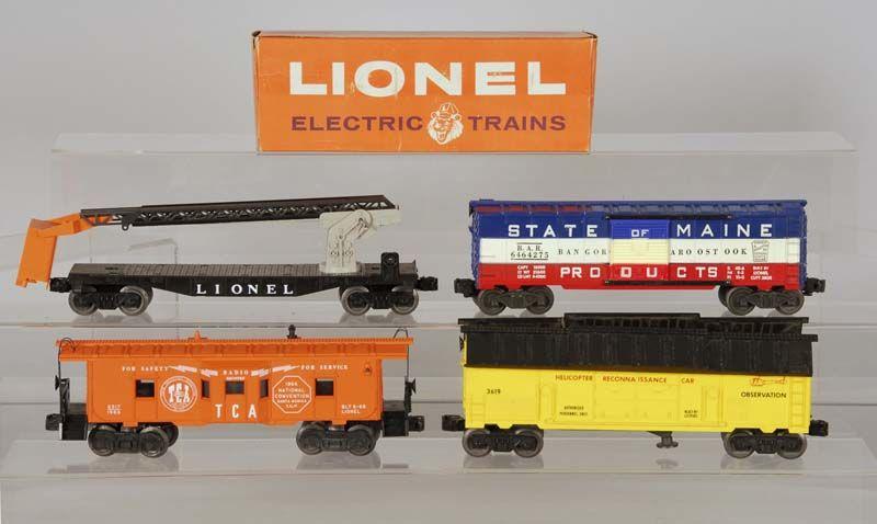 Appraisal: Lot of Lionel - Gauge Freight Cars with Or Description