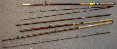 Appraisal: A Bruce Walker three-section trout rod two other rods and