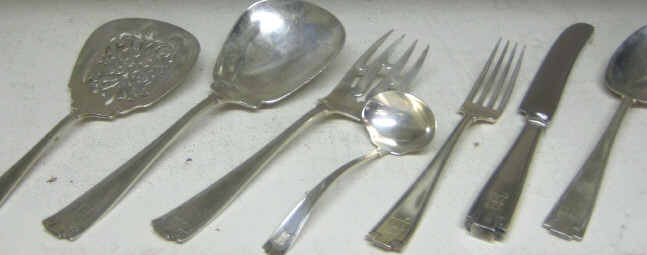 Appraisal: GORHAM PROVIDENCE RI Sterling silver flatware service for twelve Etruscan