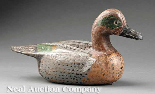 Appraisal: Decoy Green Winged Teal by Arthur Pellegrin Houma LA fully