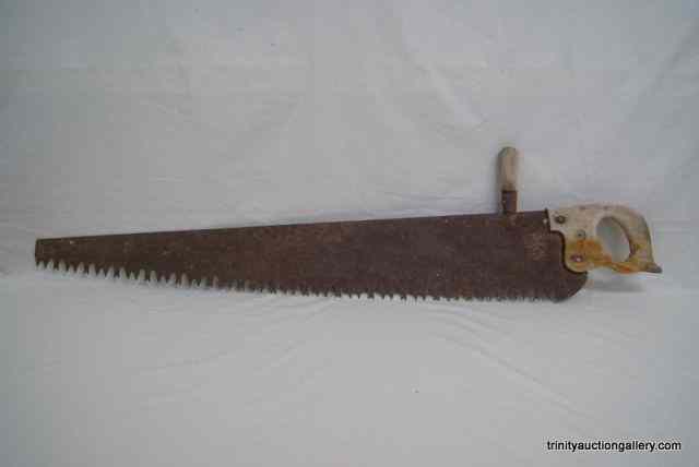 Appraisal: Vintage One Man Log SawUsed on downed trees to saw