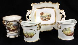 Appraisal: lot of Collection of English porcelain lot of Collection of