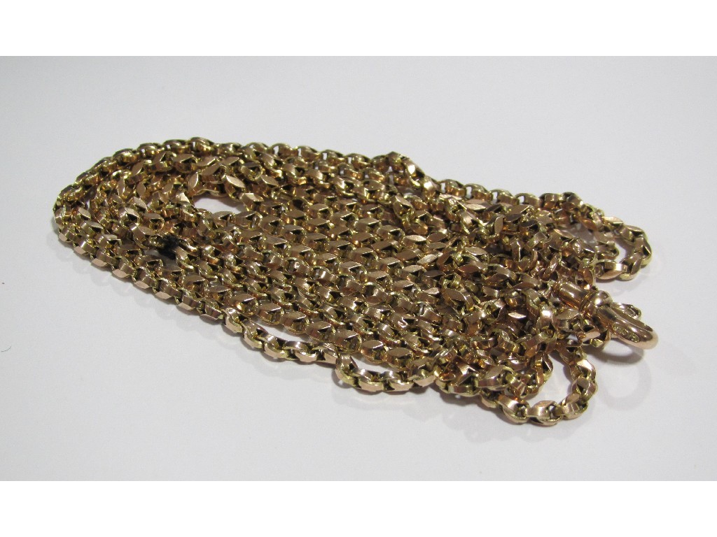 Appraisal: A Victorian ct rose gold inch guard chain