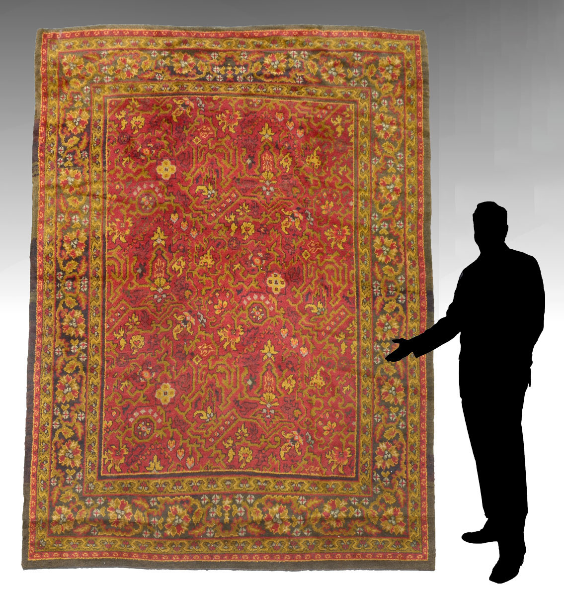 Appraisal: SAVONNERIE BESSARABIAN ORIENTAL CARPET ' '' x ' '' Ca