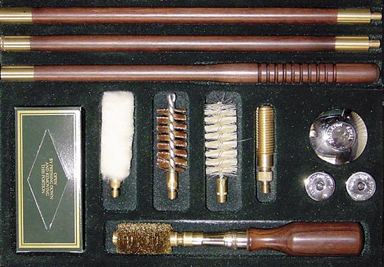 Appraisal: Pendleton Royal 'Windsor' gun-cleaning set for -gauge in mahogany box