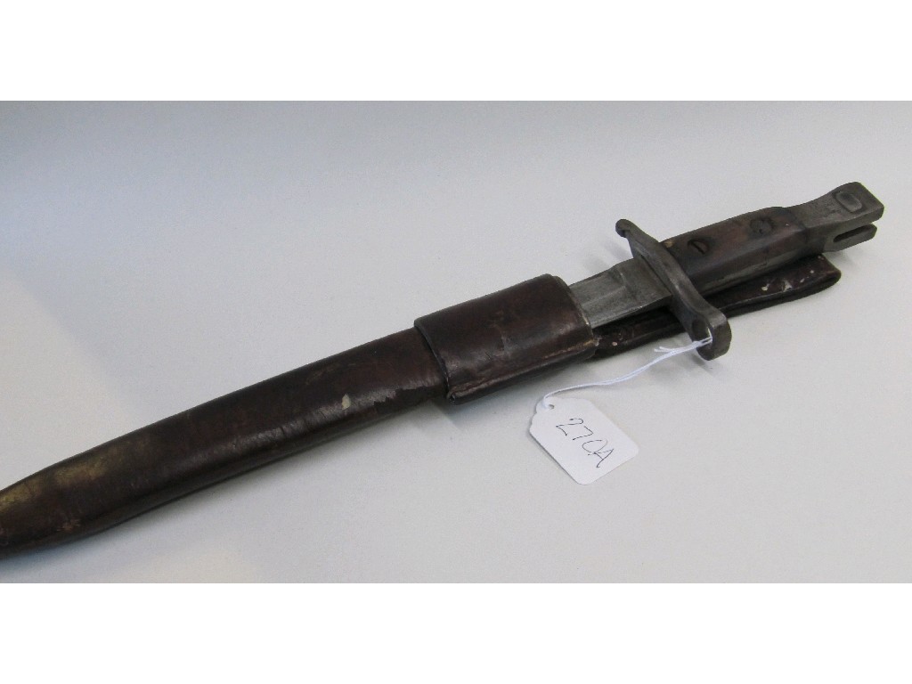 Appraisal: Campaign bayonet in scabbard