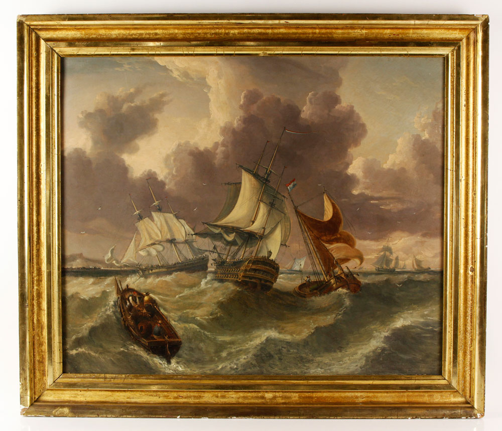 Appraisal: - Harding Marine Painting O C Chester Harding American -