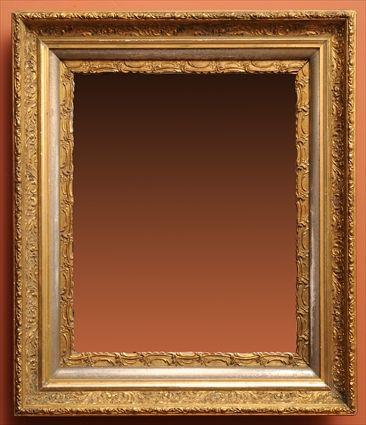 Appraisal: TWO ROCOCO-STYLE GILT-GESSO WALL MIRRORS Each with rectangular mirror plate