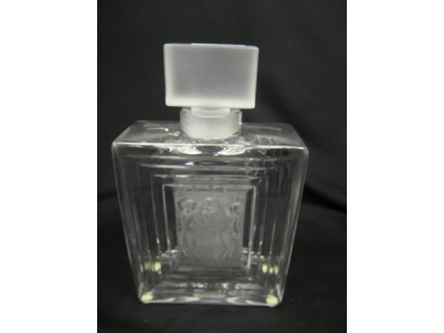 Appraisal: Lalique French Crystal Decanter Three Nudes' excellent