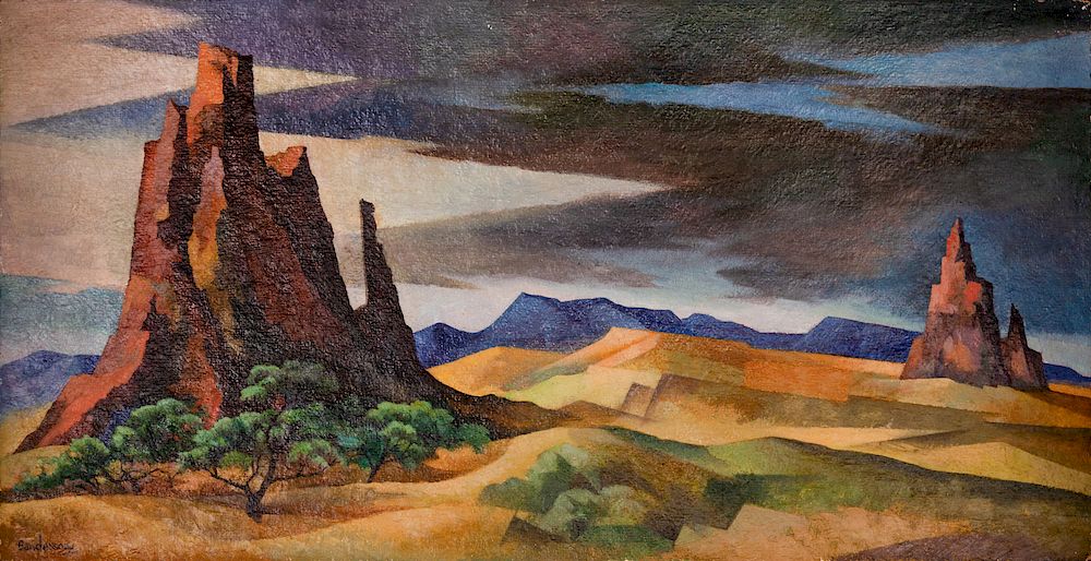 Appraisal: William Sanderson American - William Sanderson American - Untitled Landscape