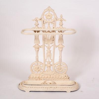 Appraisal: A cast iron umbrella stand cm high