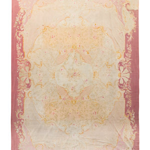 Appraisal: An Aubusson Wool Rug Circa feet inches x feet inches