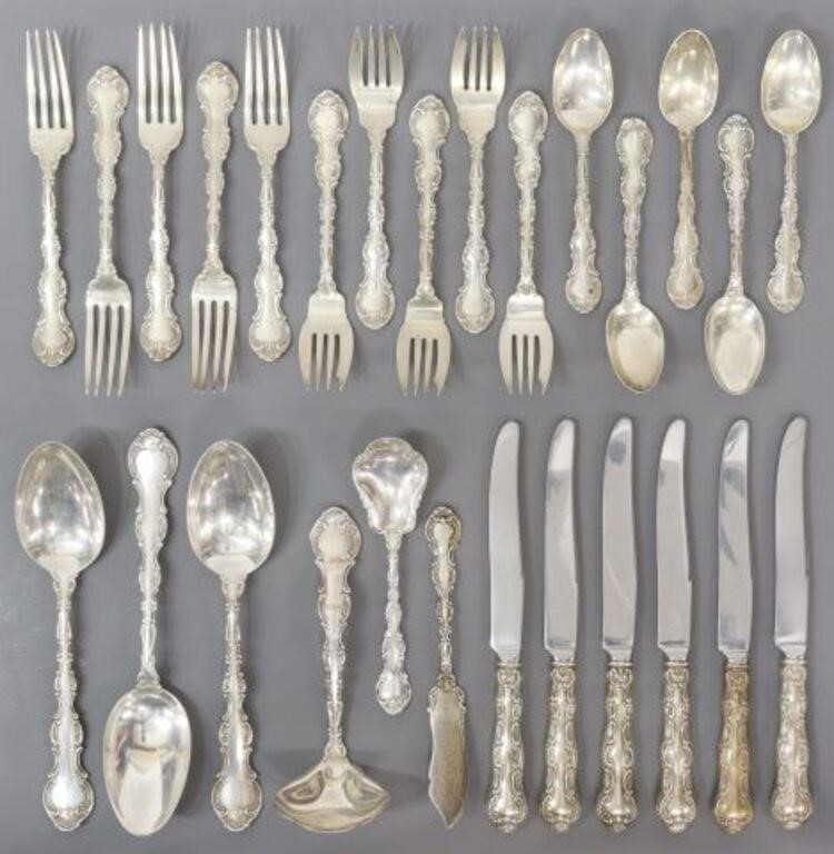 Appraisal: lot of American sterling silver partial flatware service Gorham in