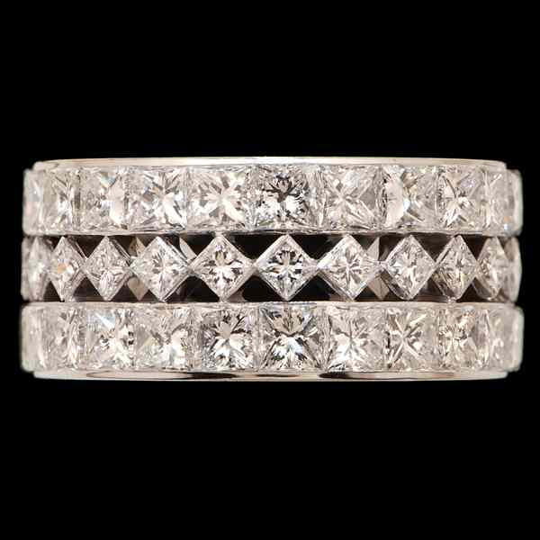 Appraisal: k Diamond Eternity Band k white gold and diamond eternity