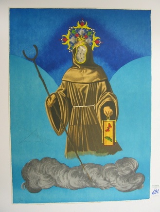 Appraisal: SALVADOR DALI Spanish - An original color lithograph titled The