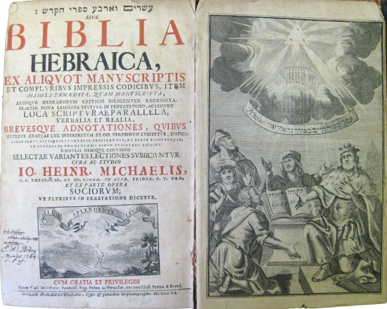 Appraisal: BIBLE IN HEBREW Esrim ve-Arba'a Sifrei ha-Kodesh sive Biblia Hebraica