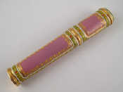 Appraisal: An early th century French hallmarked carat gold wax holder