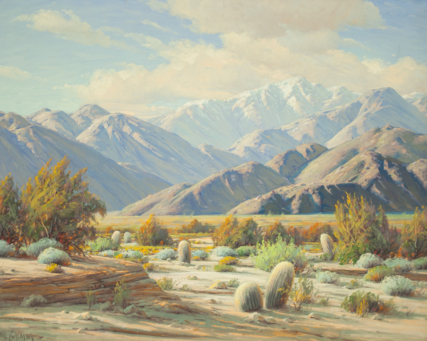 Appraisal: PAUL A GRIMM OIL ON CANVAS California - Ruggedness a