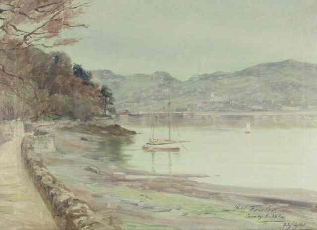 Appraisal: Robert Fowler - CONWY PMsigned inscribed and dated pm oil