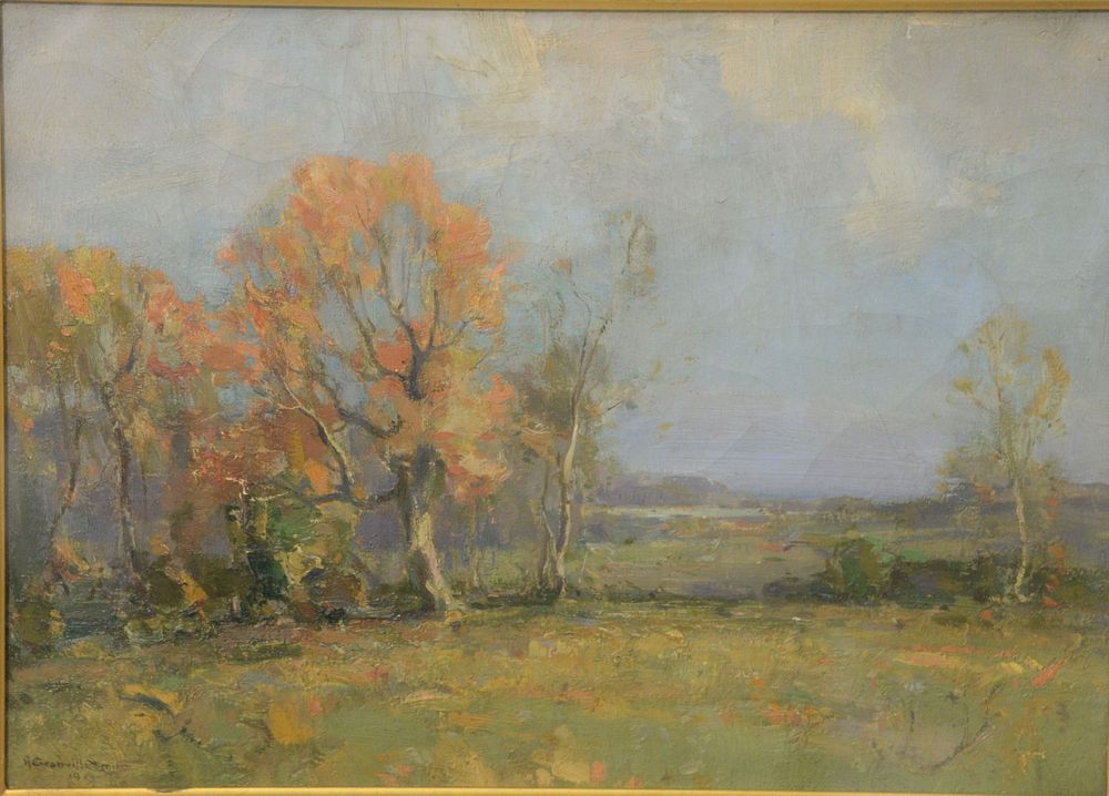 Appraisal: Walter Granville-Smith American - Autumn Landscape oil on canvas signed