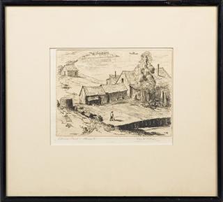 Appraisal: Smith O'Brien - California Chinese Camp - Marin County etching