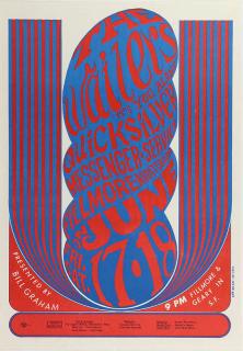 Appraisal: Bill Graham Vintage Rock Poster BG Wes Wilson American b