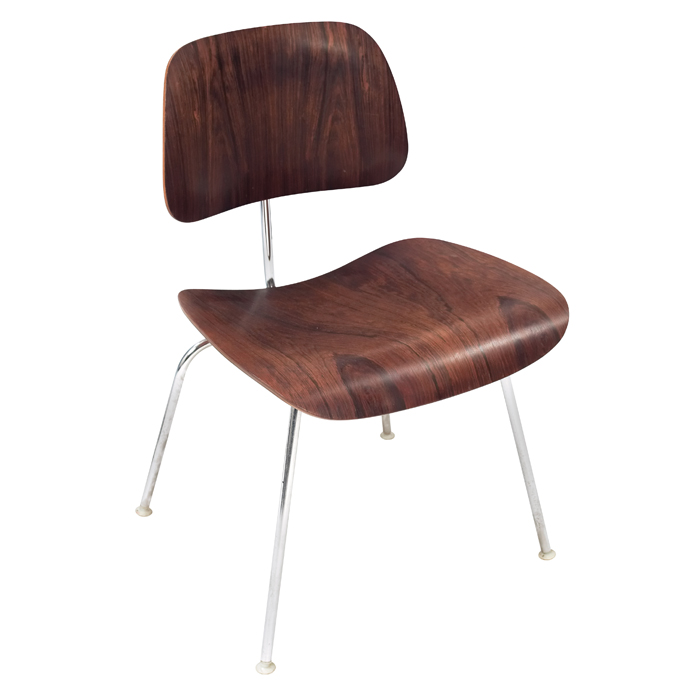 Appraisal: Charles and Ray Eames DCM chair by Herman Miller mid-