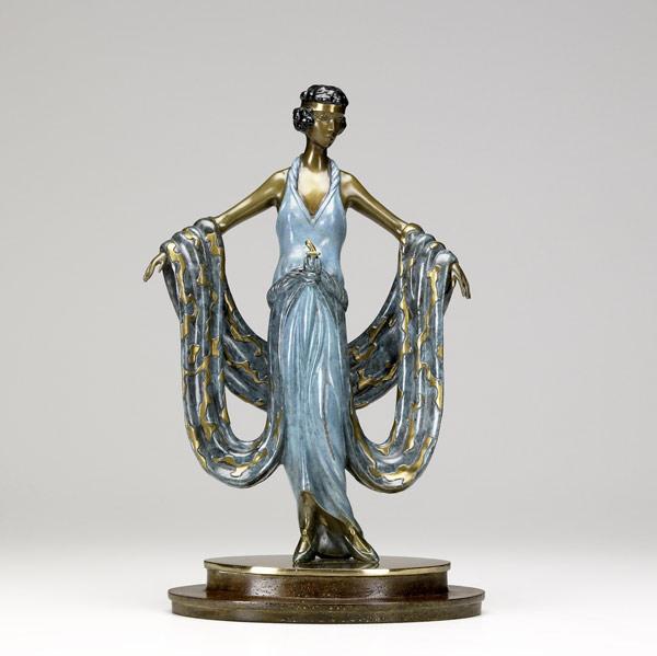 Appraisal: Romain De Tirtoff Erte Russian - Gala statuette from the