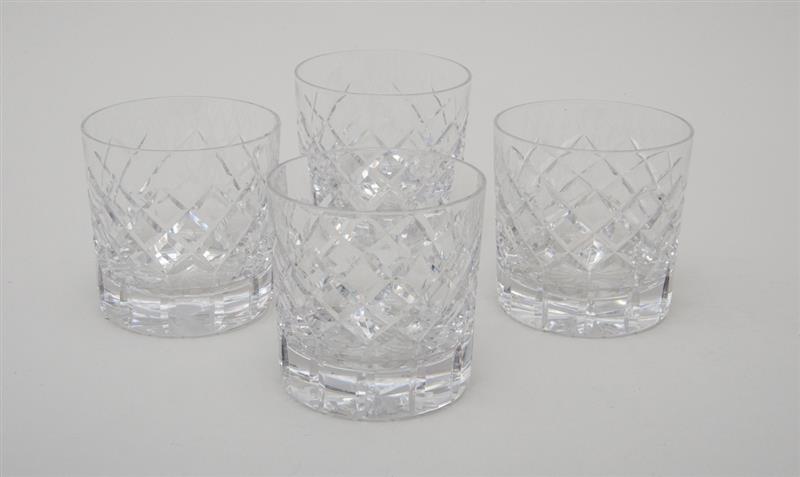 Appraisal: SET OF SEVEN CARTIER GLASS TUMBLERS Lined box holds x