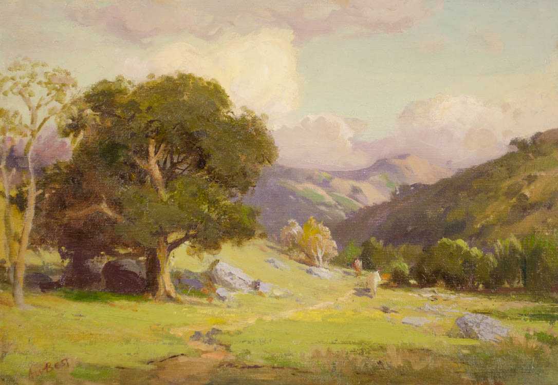 Appraisal: ARTHUR BEST OIL ON CANVAS California Arizona Canada - Landscape