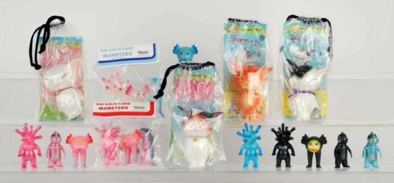 Appraisal: Lot of Asssorted Soft Vinyl Figures Description Godzilla Ya Shop