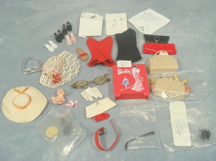 Appraisal: Vintage Barbie Accessory Lot all vintage Barbie except the one