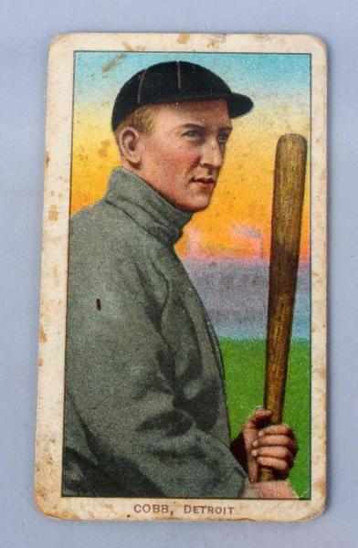 Appraisal: - T No Ty Cobb Baseball Card Bat off shoulder