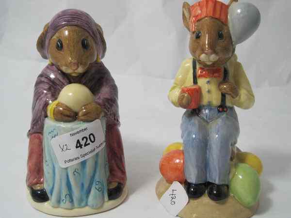 Appraisal: Royal Doulton Bunnykins Toby Jugs Party Time Bunnykins D Limited