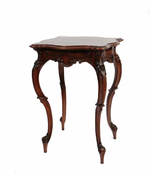 Appraisal: A Rococo style side table th century height in width