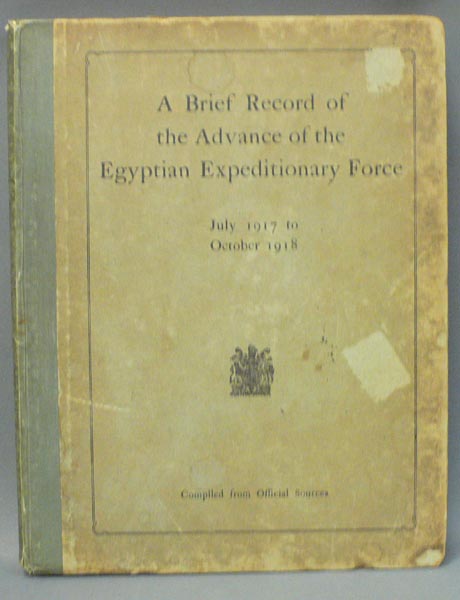 Appraisal: World War I A Brief Record Of The Advance Of