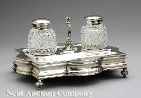 Appraisal: An English Sterling Silver Standish Walker Hall Sheffield - engraved