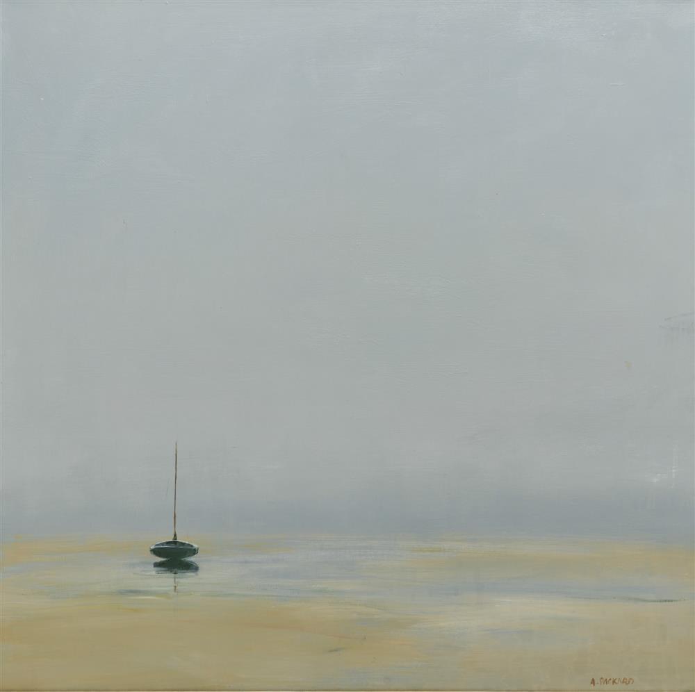 Appraisal: ANNE PACKARD American b Single Mast oil on board signed