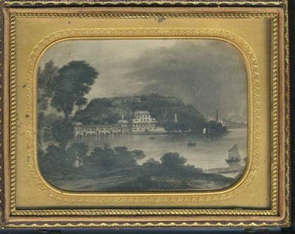 Appraisal: piece Cased th-Century Photograph Daguerreotype Photo of a painting -