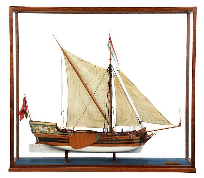 Appraisal: Kenneth Britten British - Model of a Circa Dutch State