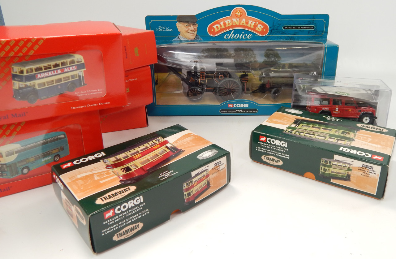 Appraisal: Diecast models including Corgi Dibners Choice Royal Mail Vintage Glory