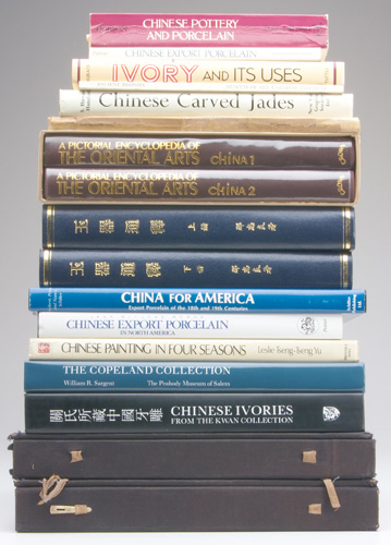 Appraisal: CHINESE ART BOOKS Chinese Export Porcelain In North America J