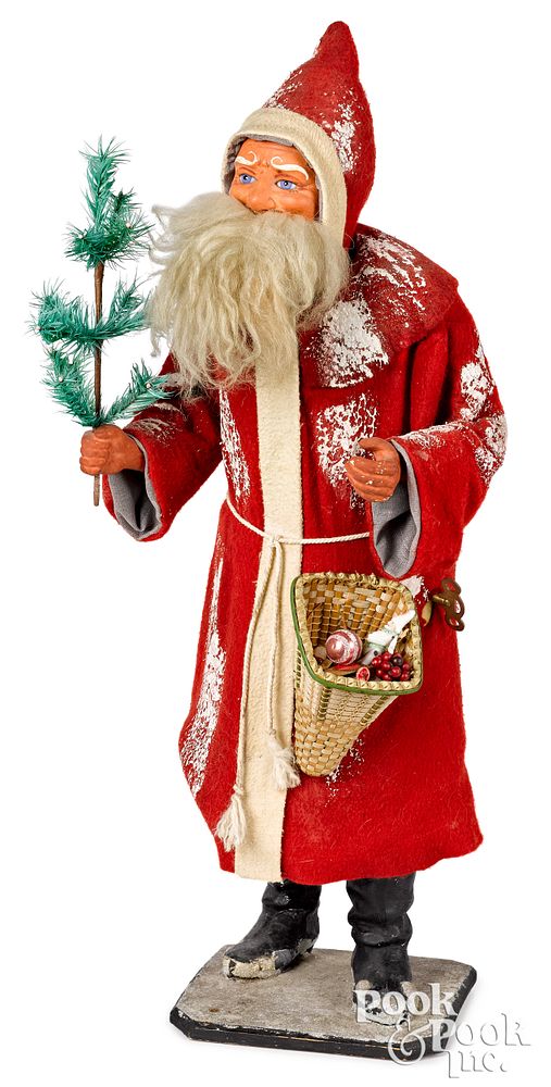 Appraisal: German nodding Father Christmas Santa Claus German clockwork nodding Father