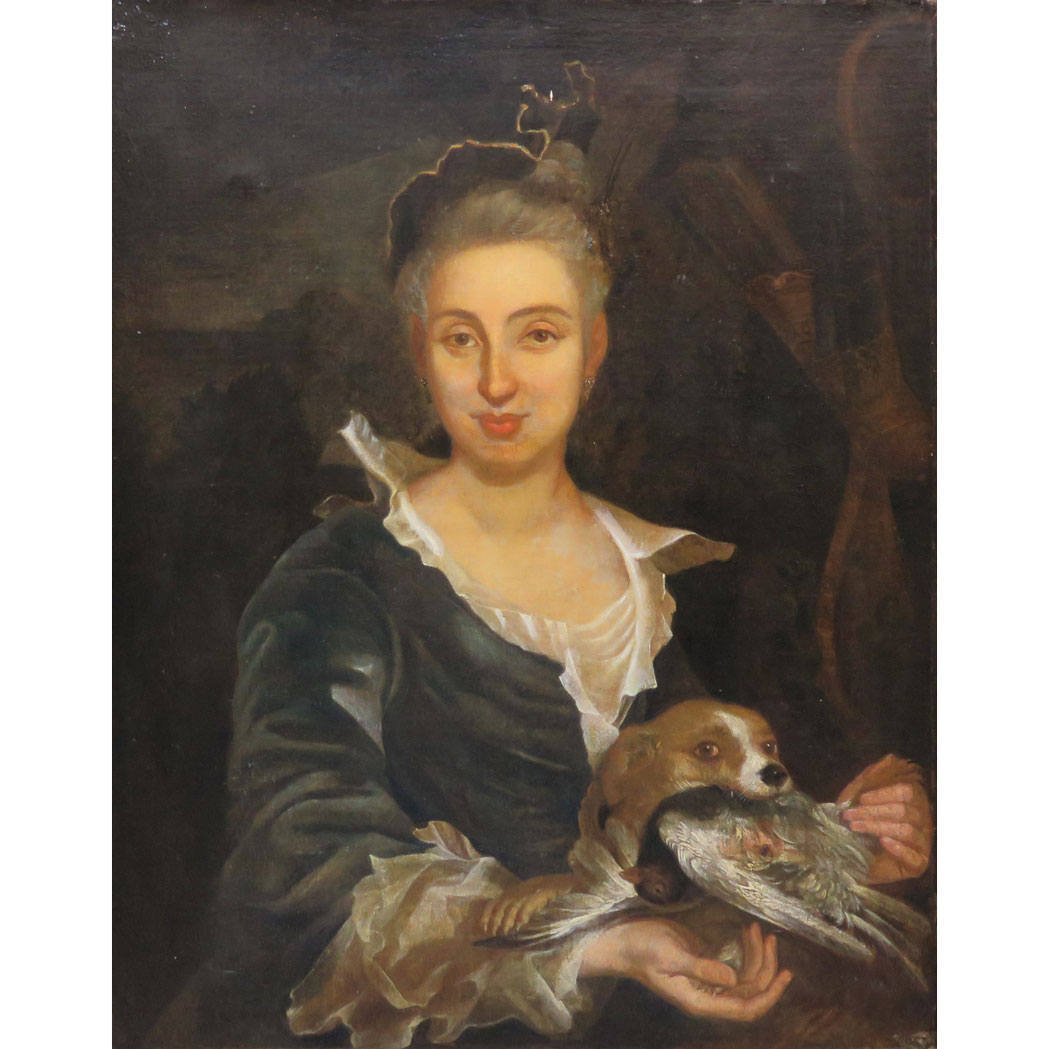 Appraisal: Attributed to Pietro Longhi Portrait of a Lady with a