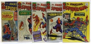 Appraisal: Marvel Comics Amazing Spider UNITED STATES TH CENTURY Five Marvel